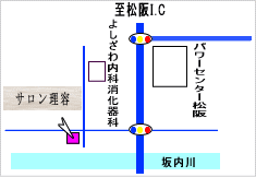 サロン理容 map
